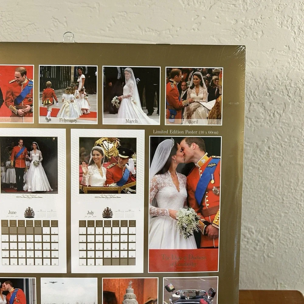 2012-The Royal Wedding-William & Kate-Commemorative Calendar-Limited Edition-NEW